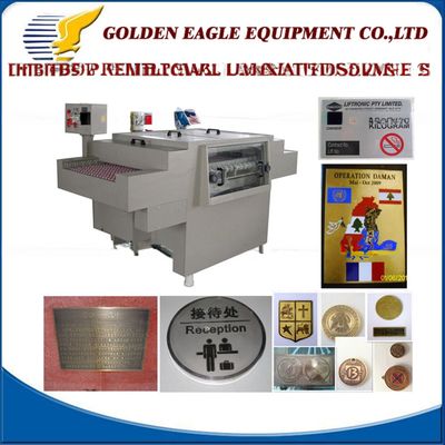 Metalen logo's maken machine met naverkoopservice als sommige onderdelen kapot zijn