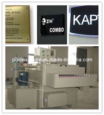 Zuuroplossing ijzerchloride of HNO3 Model nr. S650 Chemische etseringsmachine op maat